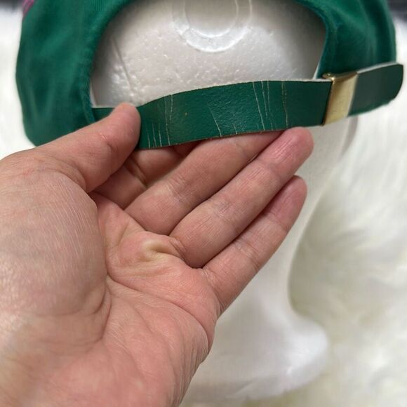 Vintage Greg Norman "The Shark" Adjustable Green Hat Cap NWT - Picture 6 of 11